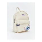 LC Waikiki Ekru Stitch Baskılı Kız Çocuk Sırt Çantası