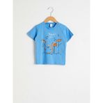 LC Waikiki Erkek Bebek T-Shirt - 12 - 18 Ay - Mavi