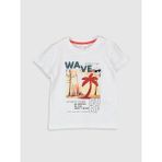 LC Waikiki Erkek Bebek T-Shirt - 6 - 9 Ay - Beyaz
