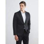 LC Waikiki Erkek Blazer Ceket Siyah Dar Kalıp %80 Poliester 50 Beden Düz Desen