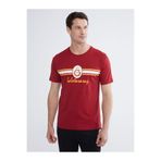 LC Waikiki Esse Collection Kırmızı Standart Kalıp Galatasaray Baskılı Erkek Pijama Takım