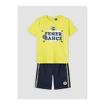 LC Waikiki Fenerbahçe Baskılı Erkek Çocuk Şortlu Pijama Takımı (S6)