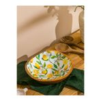 LC Waikiki Freezen Store'dan I Limon Baskılı Ahşap Salata Kasesi 24 cm