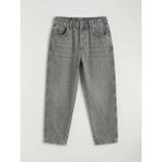 LC Waikiki Gri Beli Lastikli Loose Fit Erkek Çocuk Jean Pantolon - Dark Grey - 6 Yaş