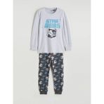 LC Waikiki Gri Bisiklet Yaka Star Wars Baskılı Erkek Çocuk Pijama Takımı - 11 - 12 Yaş