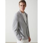 LC Waikiki Gri Dar Kalıp Erkek Blazer Ceket - XL