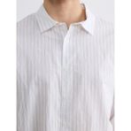 Lc Waikiki Gri Regular Fit Çizgili Poplin Erkek Gömlek - S