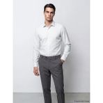 LC Waikiki Gri Slim Fit Armürlü Erkek Gömlek - XL