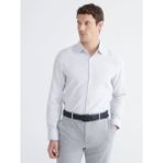LC Waikiki Gri Slim Fit Armürlü Erkek Gömlek