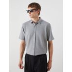 LC Waikiki Gri Slim Fit Erkek Gömlek