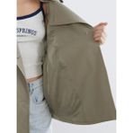 Lc Waikiki Haki Gömlek Yaka Oversize Kadın Trençkot - XL