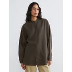 LC Waikiki Haki Oversize Kadın Gömlek Tunik - M - L