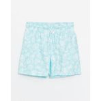LC Waikiki Hızlı Kuruyan Uv Korumalı Erkek Çocuk Deniz Şortu - Turquoise Printe - 8 - 9 Yaş