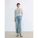 LC Waikiki Indigo Carrot Fit Kadın Pileli Jean Pantolon