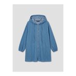 LC Waikiki Indigo Kapüşonlu Kadın Jean Tunik (S6)