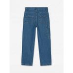LC Waikiki Indigo Loose Fit Erkek Çocuk Kargo Jean Pantolon