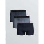 LC Waikiki Indigo Loose Fit Pamuklu Esnek Erkek Boxer 3'lü