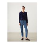 LC Waikiki Indigo Mom Fit Kadın Jean Pantolon