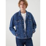 LC Waikiki Indigo Rahat Kalıp Erkek Jean Ceket - XL