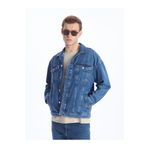 LC Waikiki Indigo Rahat Kalıp Erkek Jean Ceket