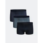 LC WAIKIKI Indigo Rahat Kalıp Pamuklu Esnek Erkek Boxer 3'lü