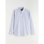 Lc Waikiki Indigo Regular Fit Çizgili Erkek Gömlek - İndigo - XL