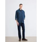 Lc Waikiki Indigo Regular Fit Erkek Jean Gömlek - İndigo - XL