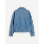 LC Waikiki Indigo Taşlı Kız Çocuk Jean Ceket - 7 - 8 Yaş - -- - İndigo