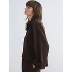 LC Waikiki Kahverengi Oversize Kadın Gömlek - 3XL