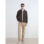 LC Waikiki Kahverengi Rahat Kalıp Erkek Mont - Koyu Kahverengi - 2XL