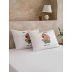LC Waikiki Karışık Hayvan Nakışlı Pamuklu Yastık Kılıfı 2 Li 50X70 cm (S6)