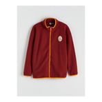LC Waikiki Kırmızı Dik Yaka Galatasaray Nakışlı Erkek Çocuk Polar Hırka