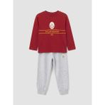 LC Waikiki Kırmızı Galatasaray Baskılı Erkek Çocuk Pijama Takım - 5 - 6 Yaş