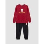 LC Waikiki Kırmızı Galatasaray Baskılı Erkek Çocuk Pijama Takım - 7 - 8 Yaş