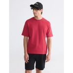 LC Waikiki Kırmızı Regular Fit Bisiklet Yaka Erkek Tişört - XL