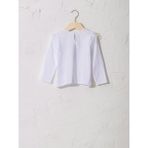 LC Waikiki Kız Bebek T-Shirt - 24 - 36 Ay - Beyaz