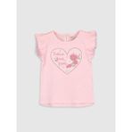 LC Waikiki Kız Bebek T-Shirt - 6 - 9 Ay - Pembe