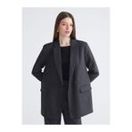 LC Waikiki Kruvaze Yaka Çizgili Kadın Blazer Ceket