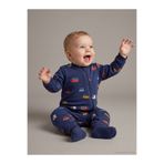 LC Waikiki Lacivert 2.5 Tog Bisiklet Yaka Uzun Kollu Erkek Bebek Uyku Tulumu