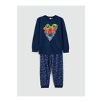 LC Waikiki Lacivert Brawl Stars Baskılı Erkek Çocuk Pijama Takımı