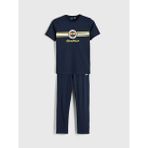 LC Waikiki Lacivert Fenerbahçe Baskılı Penye Erkek Pijama Takımı - 2XL