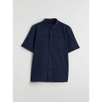 LC Waikiki Lacivert Regular Fit Armürlü Erkek Gömlek - 4XL