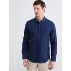 LC Waikiki Lacivert Regular Fit Armürlü Erkek Gömlek - S