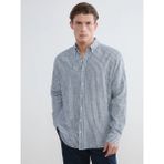 Lc Waikiki Lacivert Regular Fit Button Down Yaka Erkek Gömlek - S