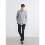 Lc Waikiki Lacivert Regular Fit Çizgili Erkek Oxford Gömlek - 2XL