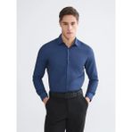 LC Waikiki Lacivert Slim Fit Armürlü Erkek Gömlek