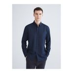 LC Waikiki Lacivert Slim Fit Uzun Kollu Oxford Erkek Gömlek