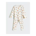 LC Waikiki LC Bisiklet Yaka Baskılı Erkek Bebek Pijama Takımı (W5)