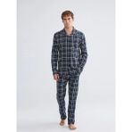 LC Waikiki Lc Waıkıkı Lacivert Standart Kalıp Erkek Pijama Takımı