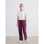 LC Waikiki Lc Waıkıkı Mürdüm Beli Lastikli Soft Touch Kadın Eşofman Altı - 2XL